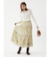 ティアードアンティークプリントスカート