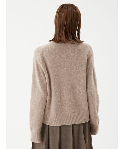 トイプードルクルーネックジャガードニット｜ミラオーウェンの通販