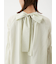 ギャザーバックリボンブラウス