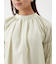 ギャザーバックリボンブラウス