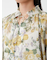 フラワープリントブラウス