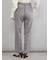 後ろゴムテーパードチェックパンツ