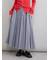 ウエストボリュームフレアスカート