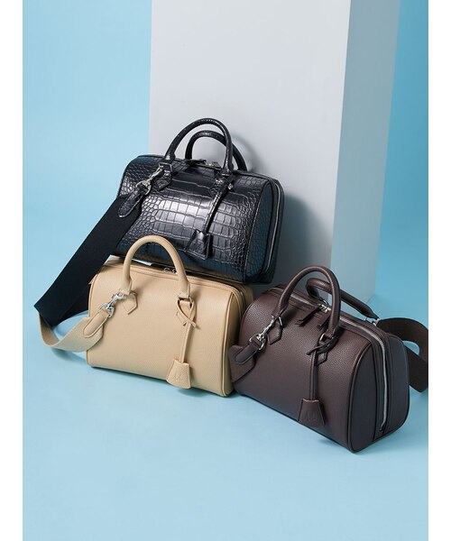 ショルダー付きボストンバッグ｜ミラオーウェンの通販｜&mall（アンド