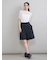 トリミングハーフキュロットパンツ