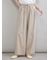 ２タックウエストゴムワイドイージーパンツ