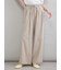 ２タックウエストゴムワイドイージーパンツ