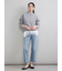 【MILA PANTS】裾段差テーパードデニムパンツ