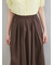 ウエストゴムタックフレアスカート