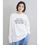 ３段ロゴグラフィックロングＴシャツシャツ