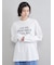 ３段ロゴグラフィックロングＴシャツシャツ