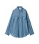 シアーデニムフラップシャツ