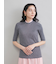 ＵＶケア半袖シアーリブニット