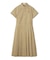 プリーツシャツワンピース