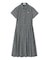 プリーツシャツワンピース