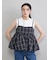 チェックペプラムキャミ×タンクＳＥＴ