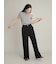 アシンメトリーネックＴシャツ