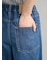 ウエストゴムドロストイージーデニムパンツ