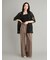 【MILA PANTS】【UVカット】クールタッチ後ろゴム２タックワイドパンツ