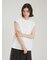 【接触冷感】ハイラインフレンチスリーブカットＴＯＰＳ