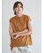 【接触冷感】ハイラインフレンチスリーブカットＴＯＰＳ