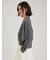 wool100％ミンクタッチ短丈カーディガン