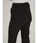 ペプラムベスト×リブニット×シガレットパンツ3点SET