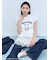 【ポチャッコ】カレッジプリントコンパクトTシャツ