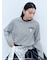 【ポチャッコ】裾ドロストボーダーロングTシャツ