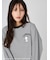 【ポチャッコ】裾ドロストボーダーロングTシャツ