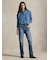 【POLO RALPH LAUREN】CROPPED BOXY DENIM SHIRT