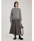 wool100％クルーネックベーシックニットトップス