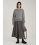 wool100％クルーネックベーシックニットトップス