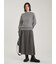 wool100％クルーネックベーシックニットトップス