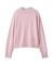 wool100％クルーネックベーシックニットトップス