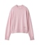 wool100％クルーネックベーシックニットトップス