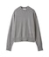 wool100％クルーネックベーシックニットトップス
