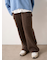 ウールニットカーゴパンツ