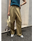 撥水 サイドタックパンツ