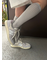 emmiロゴセミシアーリブハイソックス