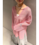 2wayメッシュニットトップス