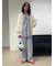 片畦編みニットカーディガン