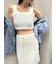 メッシュニットベアトップス