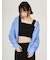 メッシュニットベアトップス