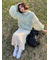【ONLINE限定カラー】ギャザーディテールナロースカート