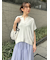 シアーピンタックフレアスカート