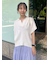 シアーピンタックフレアスカート