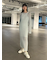 インナー付きメッシュニットワンピース