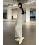 インナー付きメッシュニットワンピース