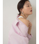 ストライプルーズシルエットシャツ